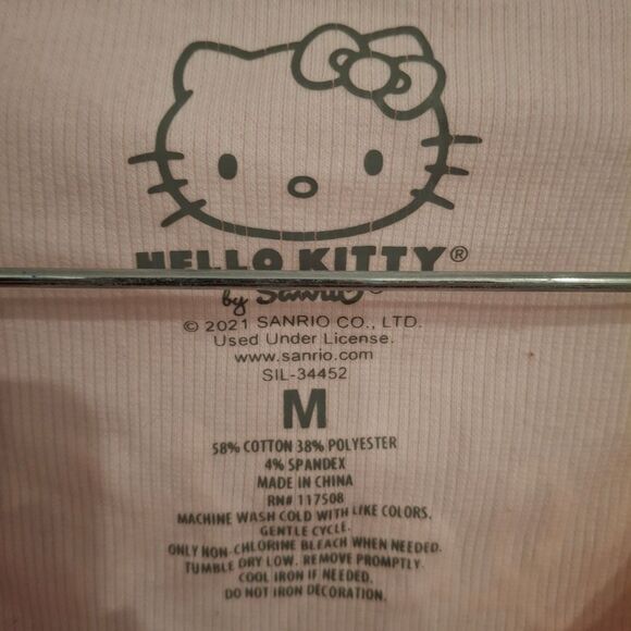 Hello Kitty Pink Cardigan Top - Picture 3 of 6